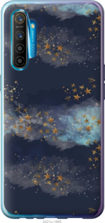 

Чехол Ночь золотые звезды для Realme XT 1406404