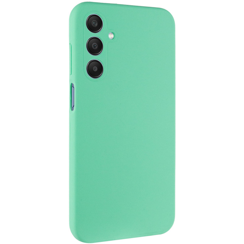 Чохол Silicone Cover Lakshmi Full Camera (AA) на Samsung Galaxy A25 5G (Ментоловий / Mint)