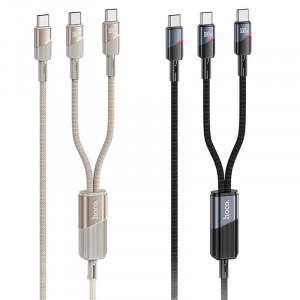 Дата кабель Hoco U139 Type-C to Type-C/Type-C 100W (1.2m)