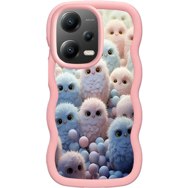 Чехол TPU Cloudy Pictures для Xiaomi Poco X5 5G / Redmi Note 12 5G (Owls)