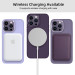 Фото TPU чехол Bonbon Metal Style with Magnetic safe для Apple iPhone 14 Pro Max (6.7") (Фиолетовый / Dark Purple) в магазине vchehle.ua