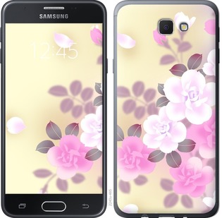 

Чехол Японские цветы для Samsung Galaxy J7 Prime 674355