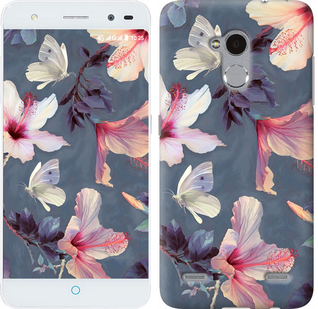 

Чехол Нарисованные цветы для ZTE V7 Lite 596519