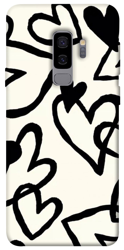 

Чехол Black heart для Galaxy S9+ 1098332