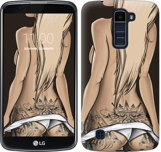 

Чохол Дівчина з татуюванням на LG K10 / K410 644297