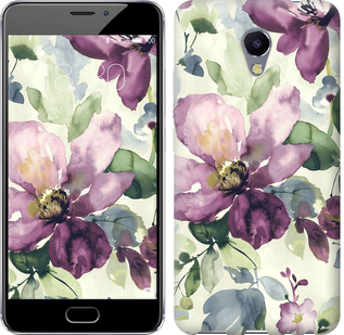 

Чохол Квіти аквареллю на Meizu M5 Note 296714