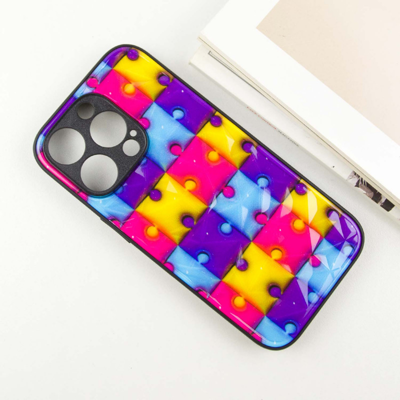 Фото TPU+PC чехол Prisma Fluffie для Apple iPhone 16 Pro (6.3") (Puzzle) в магазине vchehle.ua