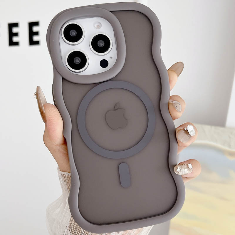 Фото Чохол TPU+PC Undine with Magnetic Safe на Apple iPhone 15 Pro Max (6.7") (Grey) в маназині vchehle.ua