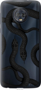 Чехол Змеи для Motorola Moto G6 Plus