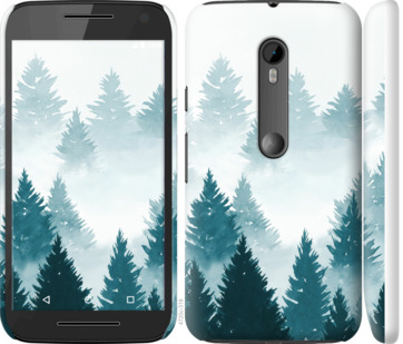 

Чохол Акварельні Ялинки на Motorola Moto G3 862882