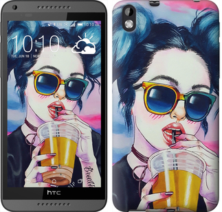 

Чохол Арт-дівчина в окулярах на HTC Desire 816 247001