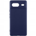 Чехол Silicone Cover Lakshmi Full Camera (AA) для Google Pixel 8a (Синий / Midnight blue)