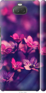 Чехол Пурпурные цветы для Sony Xperia 10 Plus I4213