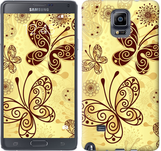 

Чехол Красивые бабочки для Samsung Galaxy Note 4 N910H 629549