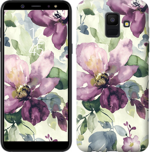 

Чохол Квіти аквареллю на Samsung Galaxy A6 2018 631940