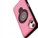 TPU+Textured PC Magnet для Apple iPhone 16 (6.1") (Pink) в магазине vchehle.ua