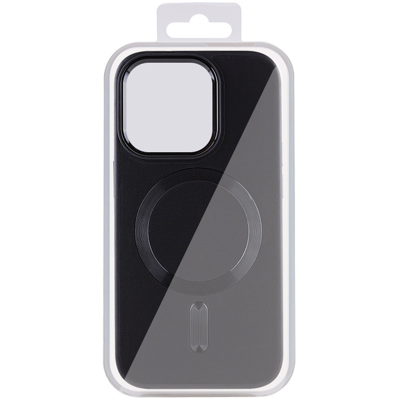 Фото Шкіряний чохол Bonbon Leather Metal Style with Magnetic Safe на Apple iPhone 12 Pro Max (6.7") на vchehle.ua