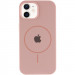 Фото Чехол Silicone Case Full Protective (AA) with Magnetic Safe для Apple iPhone 11 (6.1") (Розовый / Pink Sand) на vchehle.ua
