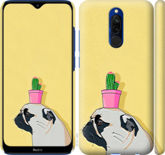 

Чохол Мопс з кактусом на Xiaomi Redmi 8 874723