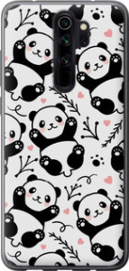 Чохол Панди на Xiaomi Redmi Note 8 Pro
