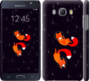Чехол Лисички в космосе для Samsung Galaxy J5 (2016) J510H