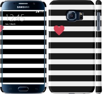 

Чохол Чорно-білі смуги на Samsung Galaxy S6 G920 751652