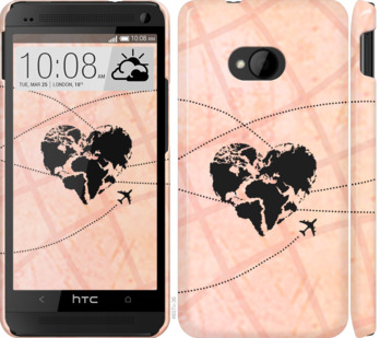 

Чехол Путешествуй для HTC One M7 794765
