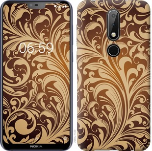 

Чохол Рослинний візерунок на Nokia 6.1 Plus 694683