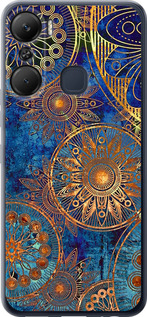 Чохол Золотий візерунок на Infinix Hot 12 Pro