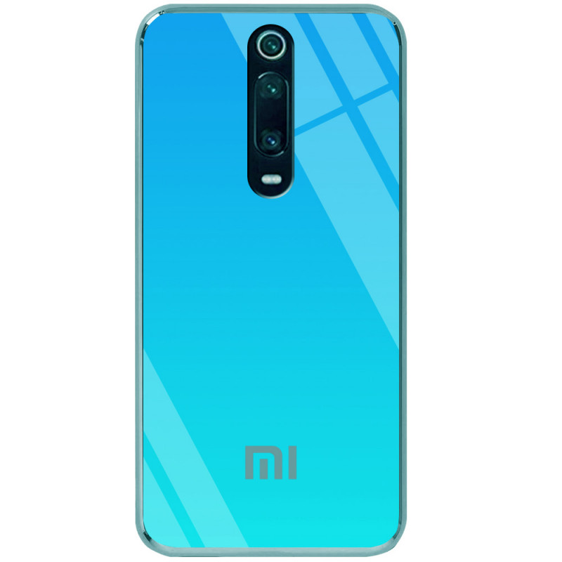 

TPU+Glass чехол Gradient Rainbow с лого для Xiaomi Redmi K20 (Голубой) 737980