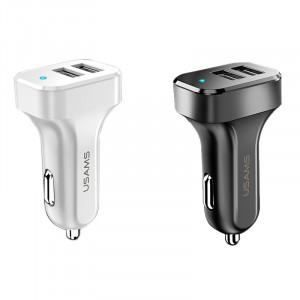 АЗУ USAMS US-CC087 C13 2.1A Dual USB Car Charger