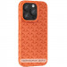 Чехол TPU Weaving для Apple iPhone 15 (6.1") (Orange)