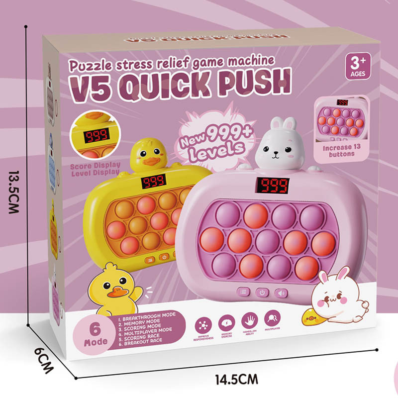 Фото Портативная игра Pop-it Speed Push Game Ver.5 (Duck) на vchehle.ua