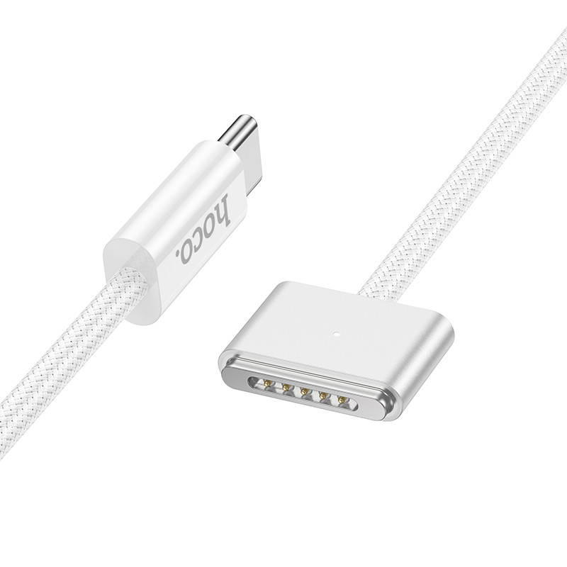 Фото Дата кабель Hoco X103 magnetic Type-C to Mag3 140W (2m) (White) в маназині vchehle.ua