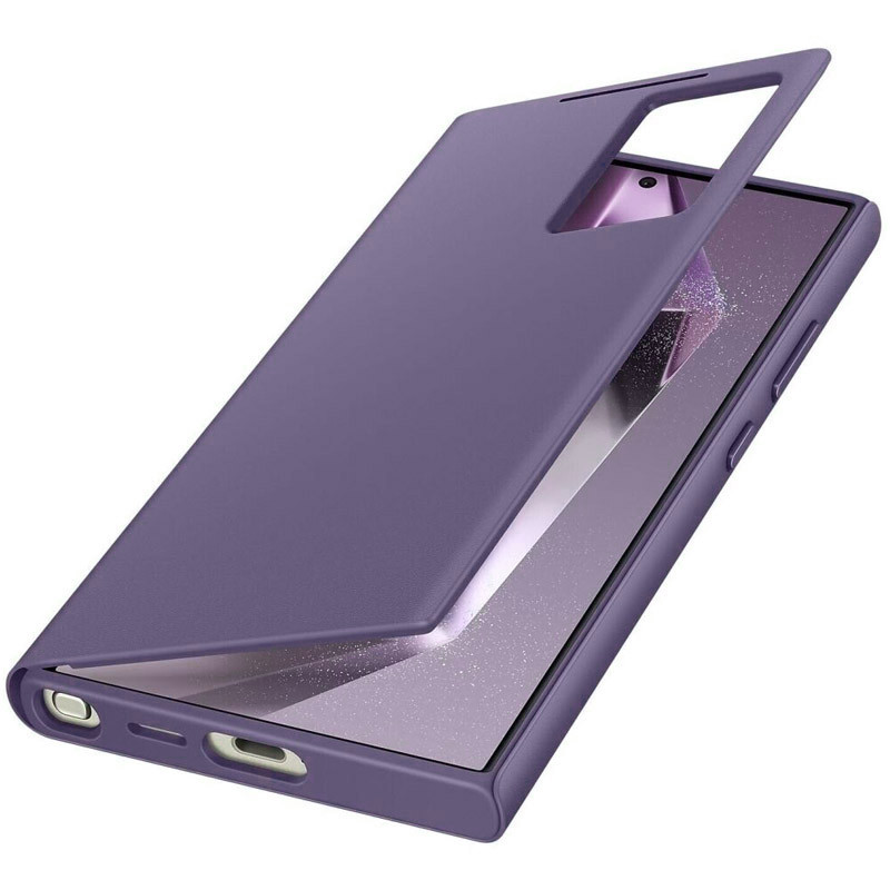 Фото Smart View Wallet Case (AAA) на Samsung Galaxy S24 Ultra (Purple) на vchehle.ua