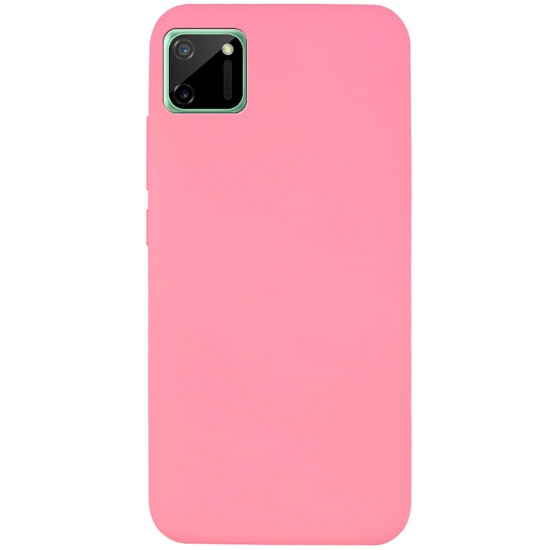 Чохол Silicone Cover Full without Logo (A) на Realme C11 (Рожевий / Pink)