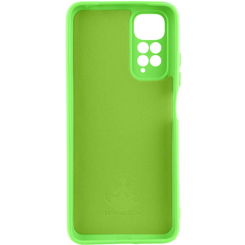 Фото Чохол Silicone Cover Lakshmi Full Camera (A) на Xiaomi Redmi Note 11 (Global) / Note 11S (Салатовый / Neon Green) на vchehle.ua