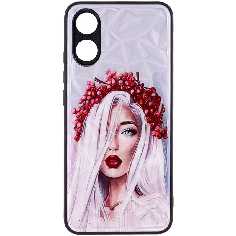 TPU+PC чохол Prisma Ladies на Oppo A38 / A18 (Ukrainian Girl)