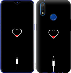 Чехол Подзарядка сердца для Realme 3 Pro