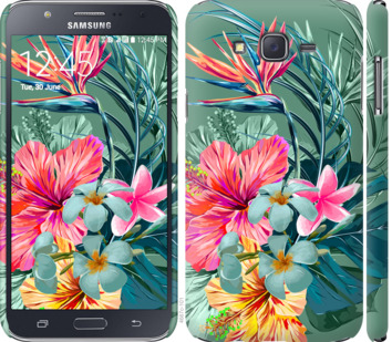 

Чехол Тропические цветы v1 для Samsung Galaxy J7 J700H 844891