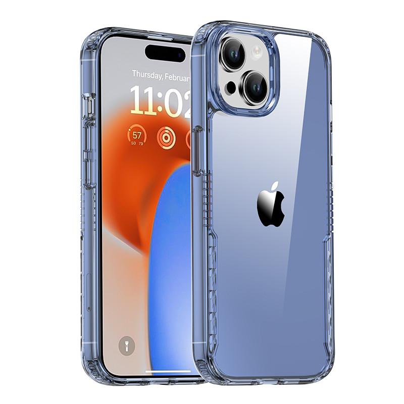 Чехол TPU+PC Multi-Color для Apple iPhone 15 (6.1") (Blue)