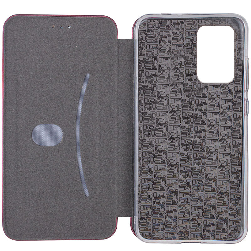 Кожаный чехол-книжка Classy для Motorola Moto G55 5G (Бордовый) в магазине vchehle.ua