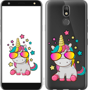 

Чехол Единорог в очках для LG K40 911705