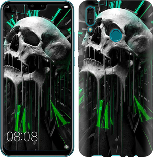 

Чохол Череп-годинник на Huawei Y9 2019 690558