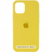 Чехол Silicone Case Full Protective (AA) для Apple iPhone 16 Pro (6.3") (Желтый / Yellow)