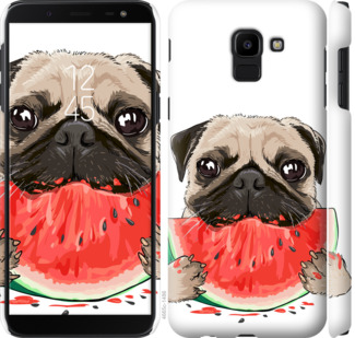 

Чехол Мопс и арбуз для Samsung Galaxy J6 2018 843482