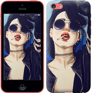 

Чехол Девушка на стиле для iPhone 5c 643578