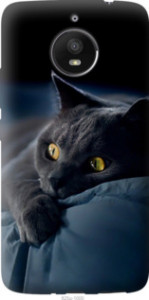 Чехол Дымчатый кот для Motorola Moto E4 Plus