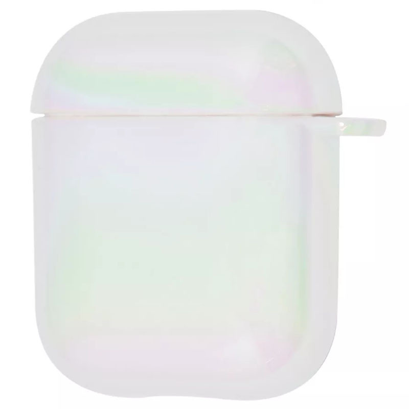 Силіконовий футляр Glossy Gradient для навушників AirPods 1/2 (Зелений)