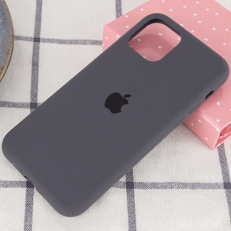 Фото Чехол Silicone Case Full Protective (AA) для Apple iPhone 11 Pro (5.8") (Серый / Dark Gray) на vchehle.ua